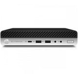 HP EliteDesk 800 G4 DM ricondizionato, Mini-PC Nero/Argento