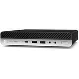 HP EliteDesk 800 G4 DM ricondizionato, Mini-PC Nero/Argento
