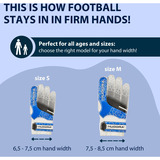 HUDORA 71536, Guanti blu/Bianco