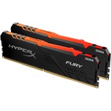 HyperX FURY HX432C16FB4AK2/32 memoria 32 GB 2 x 16 GB DDR4 3200 MHz Nero, 32 GB, 2 x 16 GB, DDR4, 3200 MHz, 288-pin DIMM
