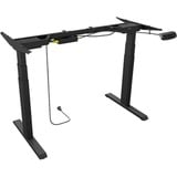 ICY BOX IB-EW206B-T Elettrico 2 gamba/gambe Nero, Base Nero, 125 kg, Elettrico, 38 mm/s, 2 gamba/gambe, Acciaio, Nero