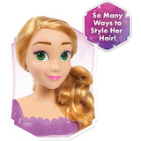 Just Play Disney Princess - Testa per Acconciature Rapunzel, Testina per trucco/acconciature 