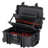 KNIPEX Valigetta per attrezzi "Robust45 Move" 00 21 37 LE, Cassetta portautensili Nero