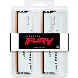 Kingston FURY FURY Beast 32GB 6400MT/s DDR5 CL32 DIMM (Kit of 2) White EXPO, Memoria bianco, 32 GB, 2 x 16 GB, DDR5, 288-pin DIMM, Bianco