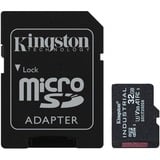 Kingston Scheda microSDHC Industriale 32GB C10 A1 pSLC + Adattatore SD, Scheda di memoria Nero, 32 GB, MicroSDHC, Classe 10, UHS-I, 100 MB/s, 80 MB/s
