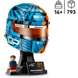 LEGO McLaren Mastercard F1 Team Oscar Piastri Helmet, Giochi di costruzione Gadget F1 con Minifigure da Collezione, Regalo da 14+, Set da costruzione, 14 anno/i, Plastica, 793 pz, 968 g