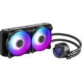 MSI MAG CORELIQUID 240R V2 sistema di raffreddamento per computer Case per computer Refrigeratore Nero Nero, Refrigeratore, 14,3 dB, 34,3 dB, 78,73 pdc/min, Nero