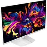 MSI MPG 321URXWDE QD-OLED Monitor PC 80 cm (31.5") 3840 x 2160 Pixel 4K Ultra HD Bianco, Monitor di gioco bianco, 80 cm (31.5"), 3840 x 2160 Pixel, 4K Ultra HD, QD-OLED, 0,03 ms, Bianco