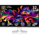 MSI MPG 321URXW-QD-OLED, Monitor di gioco bianco