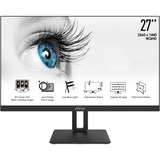 MSI Pro MP271QPDE 68,6 cm (27") 2560 x 1440 Pixel Wide Quad HD LED Nero, Monitor LED Nero, 68,6 cm (27"), 2560 x 1440 Pixel, Wide Quad HD, LED, 5 ms, Nero