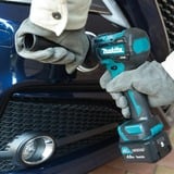 Makita Levigatrice e lucidatrice a batteria PV301DZ, 12 Volt, Macchina di lucidatura blu/Nero