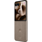 Motorola razr 60 Ultra con Moto AI (16/512GB, 50+50MP, selfie 50MP, display esterno 4.0" interno 7" pOLED 165Hz, Qualcomm Snapdragon 8 Elite, 4700mAh, 5G, Dual SIM, Android 15) PANTONE Mountain Trail, Handy marrone, 50+50MP, selfie 50MP, display esterno 4.0" interno 7" pOLED 165Hz, Qualcomm Snapdragon 8 Elite, 4700mAh, 5G, Dual SIM, Android 15) PANTONE Mountain Trail, 17,7 cm (6.96"), 16 GB, 512 GB, 50 MP, Android 15, Legno