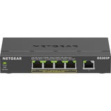 Netgear GS305Pv3 Non gestito Gigabit Ethernet (10/100/1000) Supporto Power over Ethernet (PoE) Nero, Interruttore Nero, Non gestito, Gigabit Ethernet (10/100/1000), Full duplex, Supporto Power over Ethernet (PoE), Montabile a parete