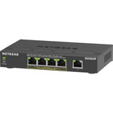 Netgear GS305Pv3 Non gestito Gigabit Ethernet (10/100/1000) Supporto Power over Ethernet (PoE) Nero, Interruttore Nero, Non gestito, Gigabit Ethernet (10/100/1000), Full duplex, Supporto Power over Ethernet (PoE), Montabile a parete