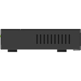 Netgear GS305Pv3 Non gestito Gigabit Ethernet (10/100/1000) Supporto Power over Ethernet (PoE) Nero, Interruttore Nero, Non gestito, Gigabit Ethernet (10/100/1000), Full duplex, Supporto Power over Ethernet (PoE), Montabile a parete