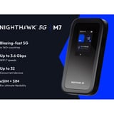 Netgear Nighthawk 5G M7 Router Hotspot Mobile WiFi 7 con eSIM, Router WIRELESS LTE Nero