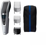 Philips 5000 series Tecnologia Trim-n-Flow PRO Regolacapelli lavabile, Tagliacappelli argento/Nero, Nero, Argento, 0,5 mm, 2,8 cm, 4,1 cm, Acciaio inossidabile, Batteria