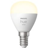 Philips Hue Sferetta - lampadina connessa E14, Lampada a LED Philips Hue White Sferetta - lampadina connessa E14, Lampadina intelligente, Bluetooth, Bianco, LED integrato, E14, P45