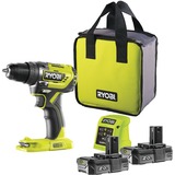 Ryobi ONE+ Trapano avvitatore a batteria R18DD5-220S, 18Volt verde/Nero