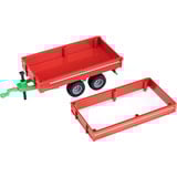 SIKU Tandem-axle trailer parte e accessorio di modellino in scala Carrello, Veicolo modello 1:32, 3 anno/i, Verde, Rosso, 1 pz
