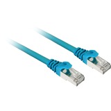 Sharkoon 4044951014705 cavo di rete Grigio 1 m Cat6 S/FTP (S-STP) blu, 1 m, Cat6, S/FTP (S-STP), RJ-45, RJ-45