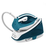 Tefal Express Essential SV6115E0 ferro da stiro a caldaia 2200 W 1,4 L Bianco, Grigio bianco/Turchese, 2200 W, 110 g/min, 5,2 bar, 1,4 L, 260 g/min, Bianco, Grigio