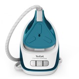 Tefal Express Essential SV6115E0 ferro da stiro a caldaia 2200 W 1,4 L Bianco, Grigio bianco/Turchese, 2200 W, 110 g/min, 5,2 bar, 1,4 L, 260 g/min, Bianco, Grigio