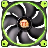 Thermaltake Riing 14 Case per computer Ventilatore 14 cm Nero, Verde, Ventola Nero/Verde, Ventilatore, 14 cm, 1400 Giri/min, 28,1 dB, 51,15 pdc/min, Nero, Verde