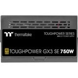 Thermaltake Toughpower GX3 SE 750W, Alimentatore PC Nero
