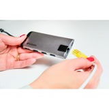 Verbatim 49142 replicatore di porte e docking station per laptop USB 3.2 Gen 1 (3.1 Gen 1) Type-C Nero, Argento grigio, USB 3.2 Gen 1 (3.1 Gen 1) Type-C, Nero, Argento, MicroSD (TransFlash), USB 3.2 Gen 1 (3.1 Gen 1) Type-C, Metallo, USB