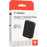 Verbatim Charge 'n' Go Essentials 20000 mAh Carica wireless Nero, Powerbank  Nero, 20000 mAh, Quick Charge 3.0, Carica wireless, 50 W, Nero