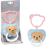 ZAPF Creation Succhietto per bambini BABY born con anello mordicchio e clip design orsetto lavabile, Anello di dentizione Vendita al dettaglio