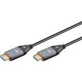 goobay Cavo HDMI ibrido ottico Ultra High-Speed (AOC) 8K / 60Hz Nero/grigio