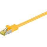 goobay RJ-45 CAT7 0.5m cavo di rete Giallo 0,5 m S/FTP (S-STP) giallo, 0,5 m, Cat7, S/FTP (S-STP), RJ-45, RJ-45