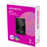 ADATA SE920-2TCBK, Disco a stato solido Nero