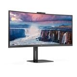 AOC V5 CU34V5CW LED display 86,4 cm (34") 3440 x 1440 Pixel Wide Quad HD Nero, Monitor LED Nero, 86,4 cm (34"), 3440 x 1440 Pixel, Wide Quad HD, LED, 1 ms, Nero