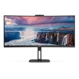 AOC V5 CU34V5CW LED display 86,4 cm (34") 3440 x 1440 Pixel Wide Quad HD Nero, Monitor LED Nero, 86,4 cm (34"), 3440 x 1440 Pixel, Wide Quad HD, LED, 1 ms, Nero