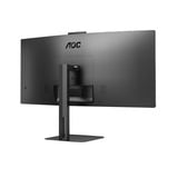 AOC V5 CU34V5CW Monitor PC 86,4 cm (34") 3440 x 1440 Pixel Wide Quad HD LED Nero, Monitor LED Nero, 86,4 cm (34"), 3440 x 1440 Pixel, Wide Quad HD, LED, 4 ms, Nero