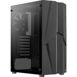 Aerocool Mecha Midi Tower Nero Nero, Midi Tower, PC, Nero, ATX, micro ATX, Mini-ITX, Acrilonitrile butadiene stirene (ABS), SPCC, Giocare