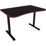 Arozzi Arena Fratello Nero, Scrittorio di gioco Nero/Rosso, Dritto, Forma rettangolare, MDF, Metallo, Giocare, Microfibra