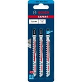 Bosch 2 608 900 563 lama per sega a gattuccio, sega a traforo e sega universale Lama per seghetto alternativo Carburo 3 pz Lama per seghetto alternativo, Pannello in fibra agglutinante di cemento, Plastica rinforzata con fibra di vetro, Cartongesso, Carburo, Acciaio inox, Punta a carburo di tungsteno (TCT), 4,3 mm