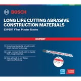 Bosch 2 608 900 563 lama per sega a gattuccio, sega a traforo e sega universale Lama per seghetto alternativo Carburo 3 pz Lama per seghetto alternativo, Pannello in fibra agglutinante di cemento, Plastica rinforzata con fibra di vetro, Cartongesso, Carburo, Acciaio inox, Punta a carburo di tungsteno (TCT), 4,3 mm