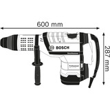 Bosch GBH 12-52 DV Professional 1700 W 220 Giri/min SDS-max blu, SDS-max, Nero, Blu, 5,2 cm, 220 Giri/min, 19 J, 2150 bpm