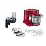 Bosch Serie 2 MUM robot da cucina 700 W 3,8 L Rosso rosso, 3,8 L, Rosso, Pulsanti, 2,4 kg, 1,7 kg, 1,1 m