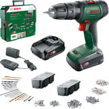 Bosch Trapano avvitatore a percussione a batteria UniversalImpact 18V, set verde/Nero