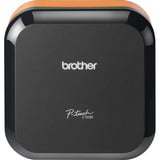 Brother P-touch E720BT CUBE Pro, Stampante per etichette Nero/Orange