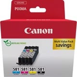Canon 2103C006 cartuccia d'inchiostro 4 pz Originale Nero, Ciano, Magenta, Giallo Nero, Ciano, Magenta, Giallo, 4 pz, Confezione multipla