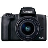 Canon EOS M50 Mark II + M15-45 S EU26 MILC 24,1 MP CMOS 6000 x 4000 Pixel Nero Nero, 24,1 MP, 6000 x 4000 Pixel, CMOS, 4K Ultra HD, Touch screen, Nero