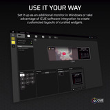 Corsair CC-9011306-WW, Monitor LCD Nero