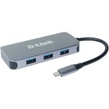 D-Link DUB-2335 replicatore di porte e docking station per laptop Cablato USB tipo-C Grigio Cablato, USB tipo-C, 10,100,1000 Mbit/s, 10BASE-T, 100BASE-TX, 1000BASE-T, IEEE 802.3, IEEE 802.3ab, IEEE 802.3u, Grigio